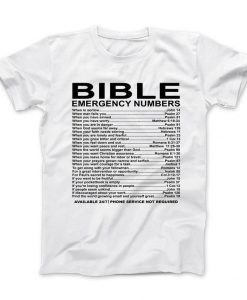 Emergency Bible Numbers T-Shirt