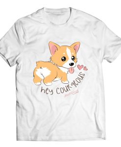 Hey Courgeous Corgi T-Shirt