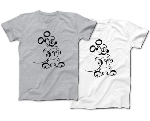 Mickey Mouse Music Notes T-Shirt