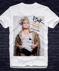 Pink Beautiful Trauma World Tour t shirt