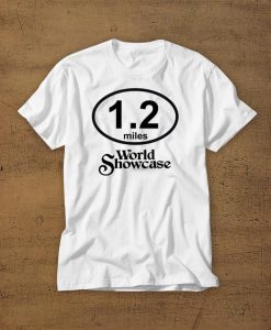 1.2 Miles World Showcase t shirt