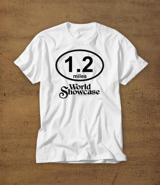 1.2 Miles World Showcase t shirt