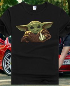 Baby Yoda Middle Finger T Shirt