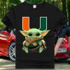 Baby Yoda hugging UM basketball Baby Niners Star Wars T Shirt