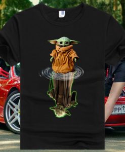 Baby Yoda upside down T Shirt