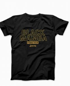 Black Mamba Los Angeles Lakers t shirt