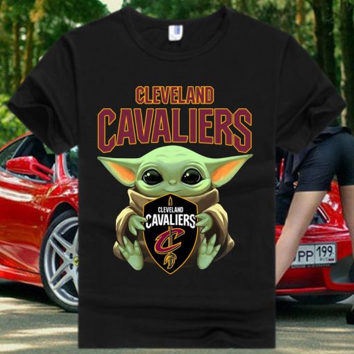 Cleveland Cavaliers Baby Yoda Star Wars T Shirt