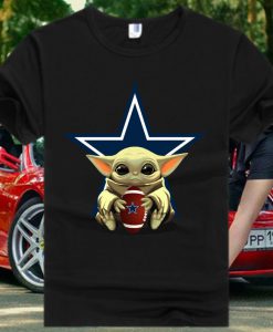 Dallas Cowboys Baby Yoda Star Wars T Shirt