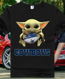 Dallas Cowboys Baby Yoda Star Wars Tshirt