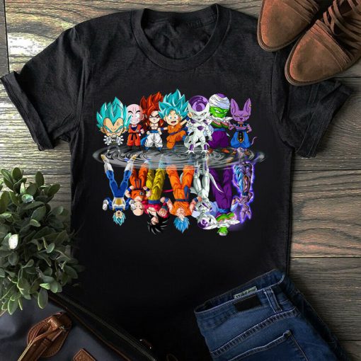 Dragon Ball Goku Chibi Water Mirror T Shirt