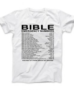 Emergency Bible Numbers T-Shirt