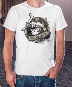 Martial Art Men White T shirt