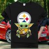 Pittsburgh Steelers Baby Yoda Star Wars T Shirt