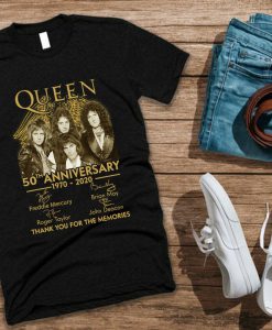 Queen 50th Anniversary 1970-2020 T-Shirt