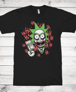 Rick Sanchez As Joker Funny T-Shirt