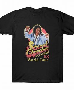 Sexual Chocolate Randy Watson Eddy Murphy 1988 World Tour Funny sitcom retro movie T Shirt