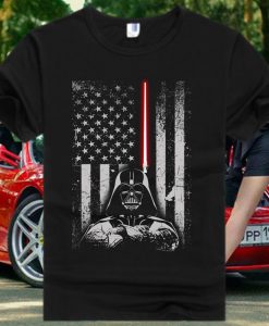 Star Wars Darth Vader Usa flag T shirt