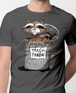 Trash Panda Rocket Raccoon Groot T-Shirt