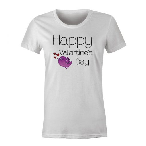 Valentines Day white T-shirt