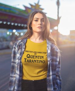 Written and directed by Quentin Tarantino T-shirt