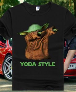 Yoda style Baby Yoda Starwars T shirt