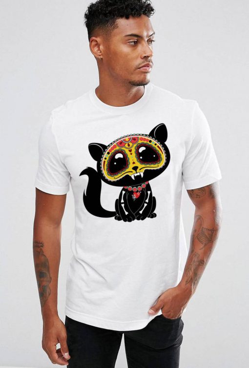 Day of the DEAD Cat T Shirt