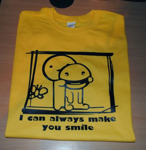 I can always make you smile cool funny t-shirt