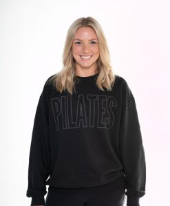 Pilates Black Oversized Sweatshirt