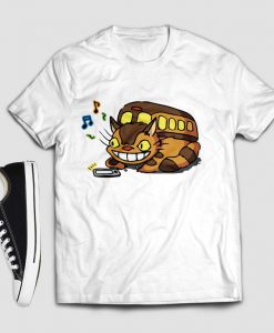 Cat Bus Music T-Shirt