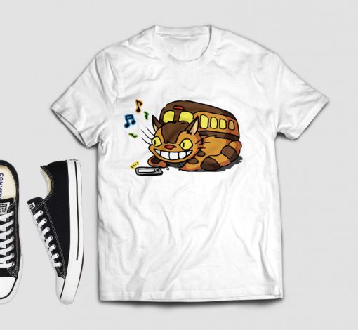 Cat Bus Music T-Shirt