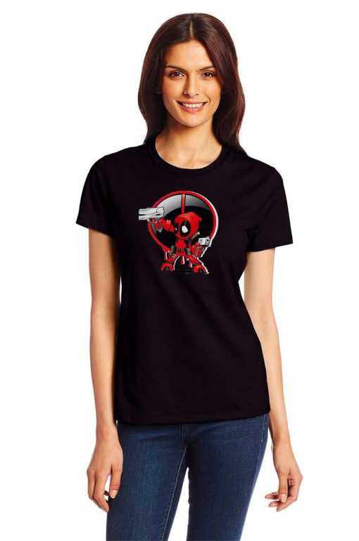 DEAD POOL super cool CARTOON awesome graphic women t shirt