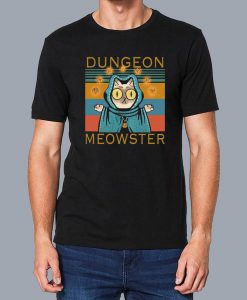 Dungeon Meowster Tabletop RPG Geek Roleplay Game T Shirt