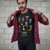 Hello Kitty And Tetris T shirt