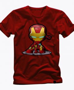 IRON MAN FUNKO PoP Head avengers movie awesome graphic red t shirt