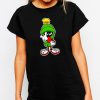 MARVIN THE MARTIAN showing finger graphic women t shirt