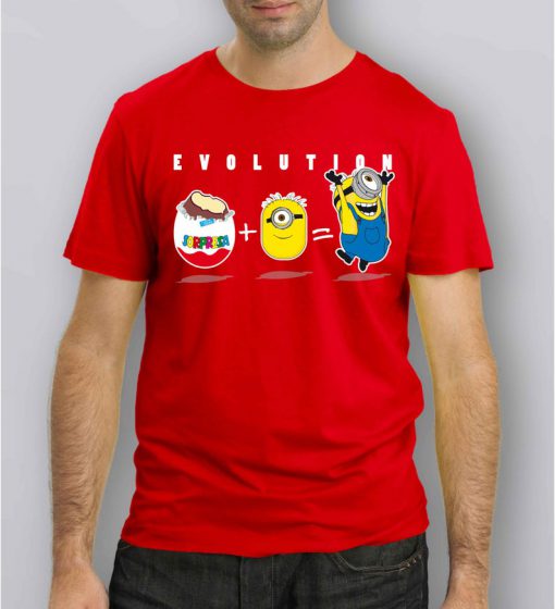 MINION EVOLUTION red t shirt