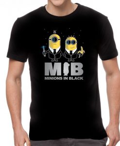 MINION IN BLACK Men's Printed T-Shirt