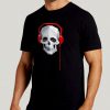 MUSIC LOVER SKULL fun t shirtMUSIC LOVER SKULL fun t shirt