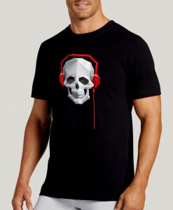 MUSIC LOVER SKULL fun t shirtMUSIC LOVER SKULL fun t shirt