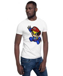 Mario Wolverine white t shirt