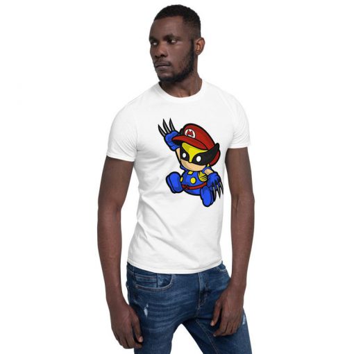 Mario Wolverine white t shirt