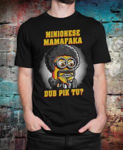 Minionese Mamafaka Minions Pulp Fiction Funny T-Shirt