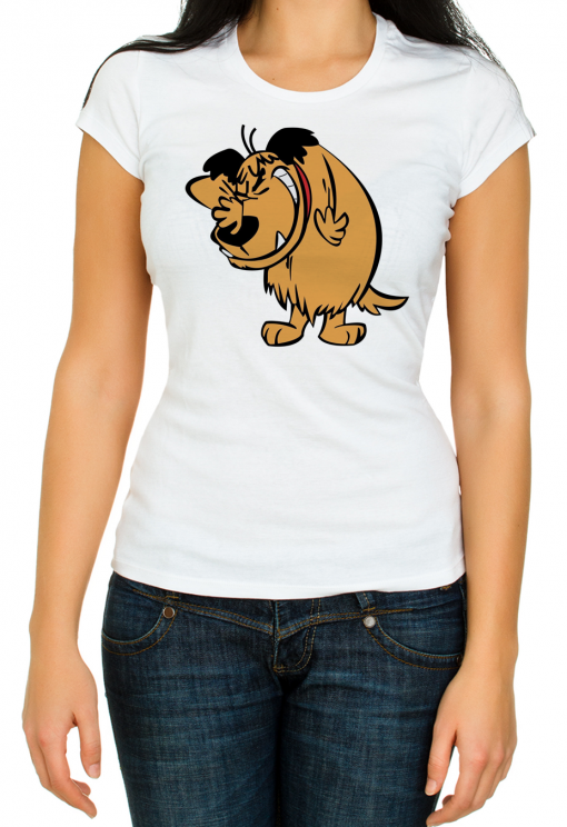 Muttley Dog Smile Mumbly Woman t shirt