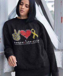 Peace Love Cure sweatshirt