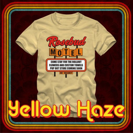 ROSEBUD MOTEL Rollout Pop Out Store No Vacancy T-shirt