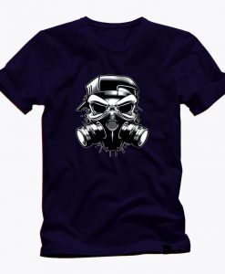 SKULL GRAFFITI ARTIST gas mask awesome graphic t shirt