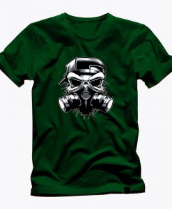 SKULL GRAFFITI ARTIST gas mask awesome graphic t shirt