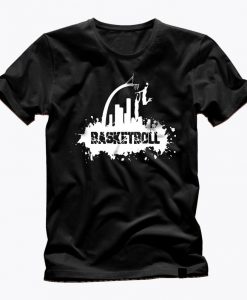 STREET BASKETBALL lovers urban sport splash awesome vinyl graphic t shirt