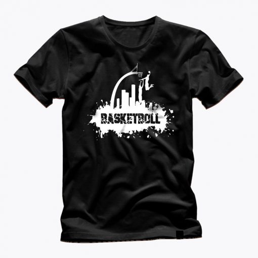 STREET BASKETBALL lovers urban sport splash awesome vinyl graphic t shirt