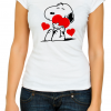 Snoopy heart hug love you Woman t shirt